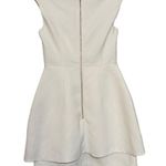 Keepsake the Label NWT Women’s S White Disillusion Peplum Exposed Zip Back Dress Photo 4