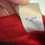 Amanda Smith  Women's Bold Red Pure New Wool Suit Jacket Size 8 Chest 20” Photo 6