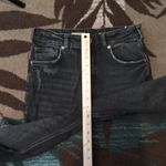 Pilcro  The Vintage Straight Distressed Black Gray Womens Jeans Size 27 Photo 7