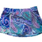 Talbots MIRACLESUIT Sz 6 Swim Skirt Light Control ~ Coastal Pastel EUC Photo 1