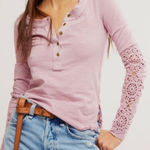 We The Free Free People Our Song Henley Cuff Photo 0
