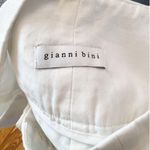 Gianni Bini Ivory White Luna Wide Leg Botton Fly Pants Size 2 Cropped High Rise Photo 6