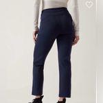 Athleta  Headlands Hybrid Navy Blue Straight Leg Stretchy Pant SIZE 12 Photo 1