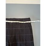 ZARA womens dress pants size 38 navy blue pattern full length Coolmax material Photo 7