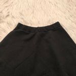 H&M Mini A-Line Flare Skirt Black Textured Photo 2