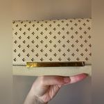 J.Crew NWOT Cream Leather Claremont Clutch Photo 2