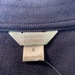 Christopher & Banks women’s navy V-neck tank top size small Photo 3