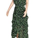 MISA Los Angeles  Dakota Midi Dress, Green Mini Blooms, XS Photo 6