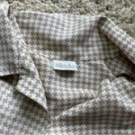 Vintage Gingham Bow Blouse White Size L Photo 12