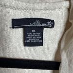 Willi Smith  Cream Open-Front Cotton Blend Crochet Cardigan Size XL Photo 1