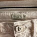 Spartina 449  front pockets white denim pants jeans flare bootcut 4 Photo 3
