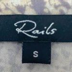 Rails Ray Turtleneck Top in Grey Silver Snakeskin Small Fall Neutral Long Sleeve Photo 12