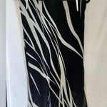 Steps NYC women’s skirt size small black white printed statement midi fall y2k Photo 0