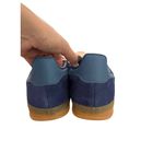 Adidas Women’s Blue Pink Leather Gazelle Sneakers Size 7.5 Photo 5