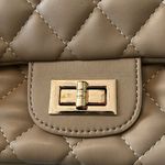 3Am forever tan quilted crossbody bag clean inside & out 1 inside zip pocket EUC Photo 1