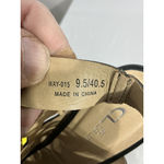 LC Lauren Conrad Womans By Lauren Conrad Black 9.5 M Peep Toe Lace Up Cut Out Platform Sandals Photo 6