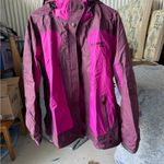 Pink and Purple Ski Snow Jacket with Color Photo 0