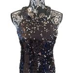 Speechless Black Silver Sequin Formal Dress Dance Glam Party Birthday Photo 4