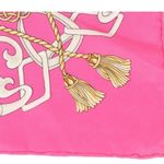 CELINE AUTHENTIC RARE  Pink 100% Silk Scarf 🥰 Photo 2