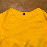 Alphalete Alphlete Revival Bright Yellow Long Sleeve Crop Top Size M Photo 4