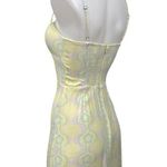 Aritzia Sun-Deh Yellow Floral Sleeveless Cami Camisole Mini A-line Dress Size XS Photo 1