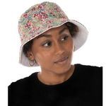 Jenni NEW  Reversible Floral Terry Cloth Hat, One Size New w/Tag Photo 0