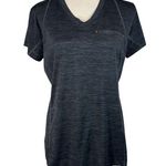 Ariat Rebar Small Revolt T-Shirt Top Short Sleeve V-Neck Stretch Pocket Womens Photo 0