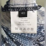 Joseph 100% Silk Pyjama Pants Size 40 Navy Cream Snakeskin Print Lounge Pant Photo 8