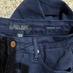 Judy Blue  High Waist Tummy Control Garment Dyed Wide Leg Crop Navy Jeans Photo 4