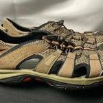 Croft & Barrow  WOMENS SIZE 10 MEASURES  11”   TAN AND BLACK HIKING SANDAL Photo 0