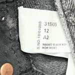 Topshop Women’s Washed Black Denim Jean Ripped Mom Shorts 8 Photo 9