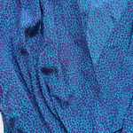 Amanda Uprichard  Women's Silk Dress Surplice Faux‎ Wrap Drape Blue Size XS / P Photo 7