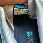 Hoka One One Sneaker Shoes Women Blue White 9.5 Casual Athletic Wear Footwear Photo 4