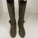 Cole Haan  Nike Air Suede Leather Knee Boots Brown Photo 1