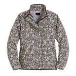 J.Crew NWT Quilted Downtown Field Jacket in Liberty White Garden Print S Photo 0