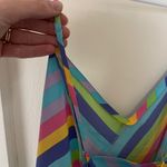Victoria's Secret Vintage Collection Rainbow Striped kimono Robe And Slip Large Photo 9