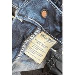 Miss Me Miss Me JB5151P55 Mid Rise Boyfriend Capri Dark Wash Blue Jeans sz 25 Photo 3