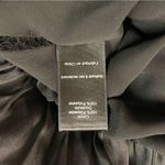 ASTR The Label Black Bubble Sleeve V-Neck Short Sleeve Blouse Women’s Size Large Photo 8