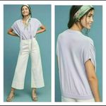 Anthropologie Rambuteau tie neck surplus V-neck sweater M Photo 1