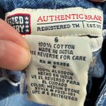 Faded Glory Vintage Y2K  Denim Lace-Up mini Skirt‎ 6 goblincore, fairy Photo 2