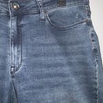 DKNY Blue Jean Shorts Classic Style High Waisted 7” Inseam Cuffed Size 14 NWT Photo 3