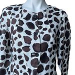Live a Little LAL  Animal Print Linen Jacket, Sz L Photo 8