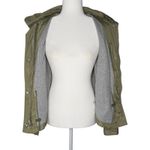 Gap Y2K 2006 M Army Green Rain Coat Jacket Waffle Lined Utility Granola Girl Photo 4