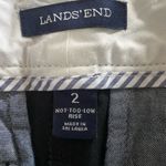 Lands End Womens size 2 black khaki shorts Photo 1