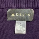 Delta  Airline Zac Posen Passport Plum Gold Button Sweater Cardigan Size Small 68 Photo 2