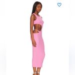 Revolve Superdown Louela Cut Out Midi Dress in Pink Sz XS Photo 1