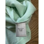 CJ Banks Short Sleeve Shirt Size 1X Green Cotton Office Career Business Casual Photo 5