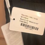 JJ's House Sheath Column Off Shoulder Asymmetrical Chiffon Cocktail Ruffle Dress Black 0 Photo 4