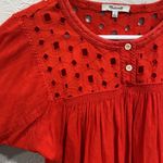 Madewell Eyelet Daybreak Linen Blend Dress Size small Photo 2