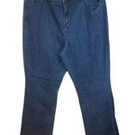 Dana Buchman  Medium Wash High Rise Curvy Straight Leg Stretchy Size 16 Jeans. Photo 0